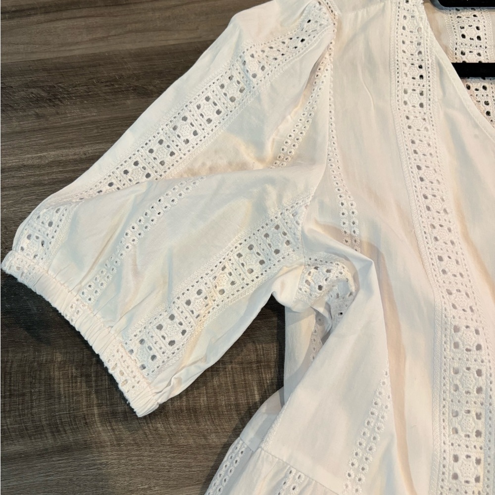 NWT 89th & Madison White Eyelet Dress - Picture 8 of 8